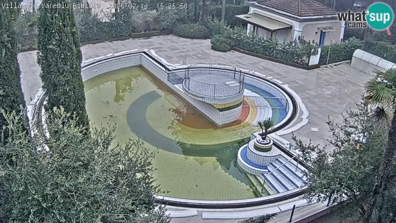 Piscina Villaggio Mare Blu webcam LIVE Bibione Pineda – Italia