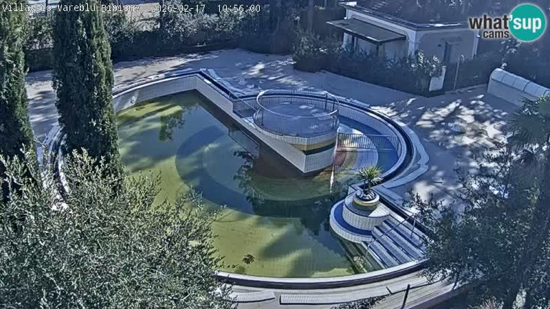 Villaggio Mare Blu bazen UŽIVO web kamera Bibione Pineda – Italija