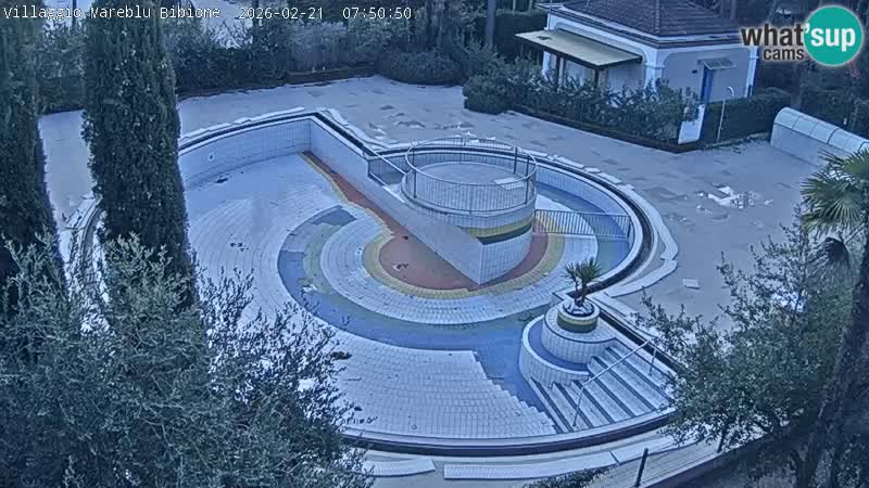 Piscina Villaggio Mare Blu EN VIVO webcam Bibione Pineda – Italia