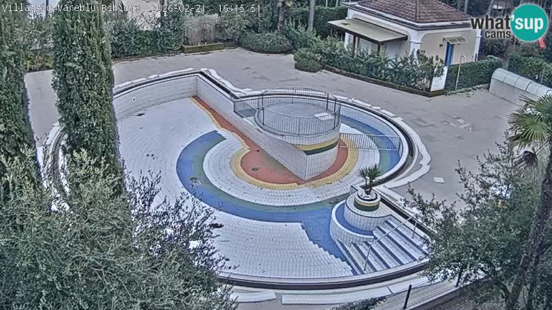 Villaggio Mare Blu bazen Spletna kamera V živo Bibione Pineda – Italija