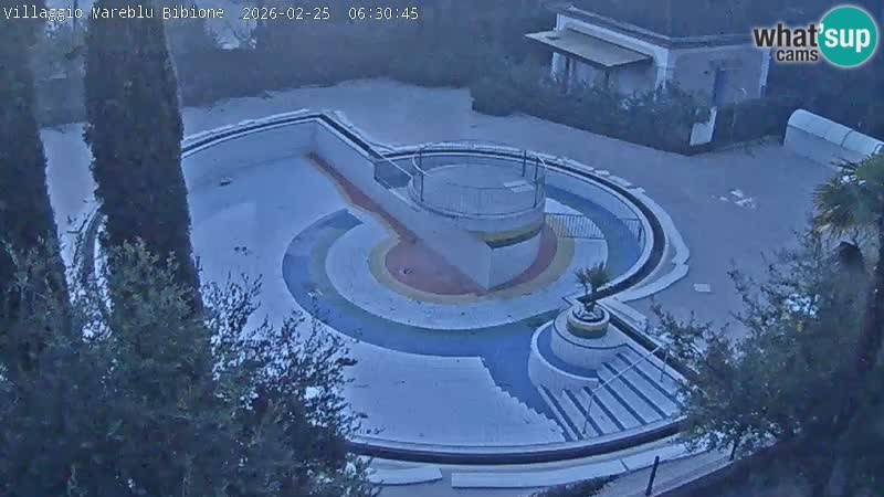Villaggio Mare Blu pool LIVE webcam Bibione Pineda – Italy