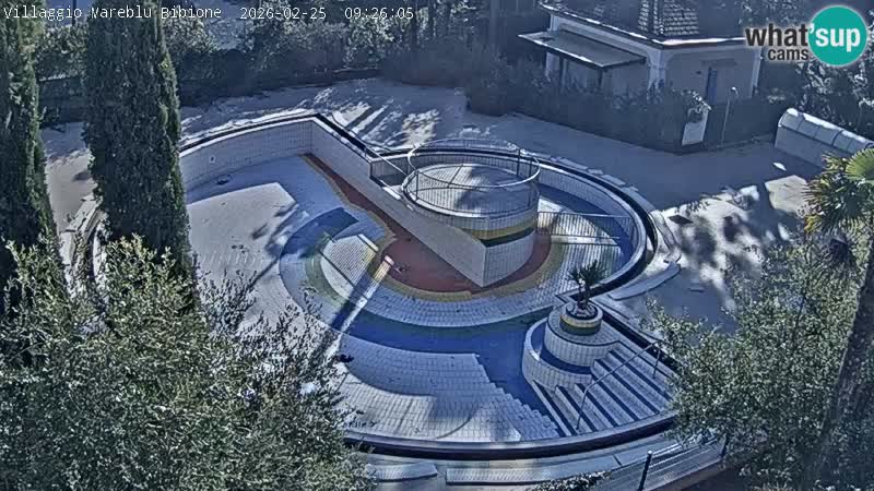 Villaggio Mare Blu pool LIVE webcam Bibione Pineda – Italy