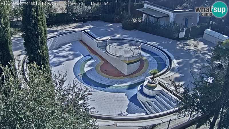 Villaggio Mare Blu pool LIVE webcam Bibione Pineda – Italy