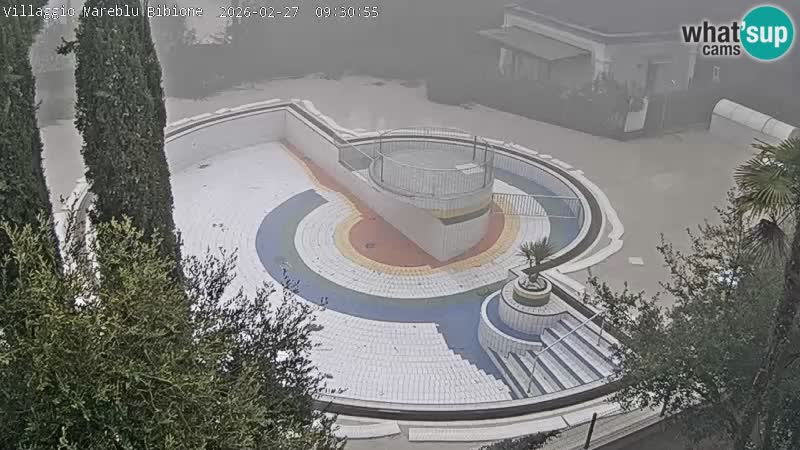 Piscina Villaggio Mare Blu EN VIVO webcam Bibione Pineda – Italia