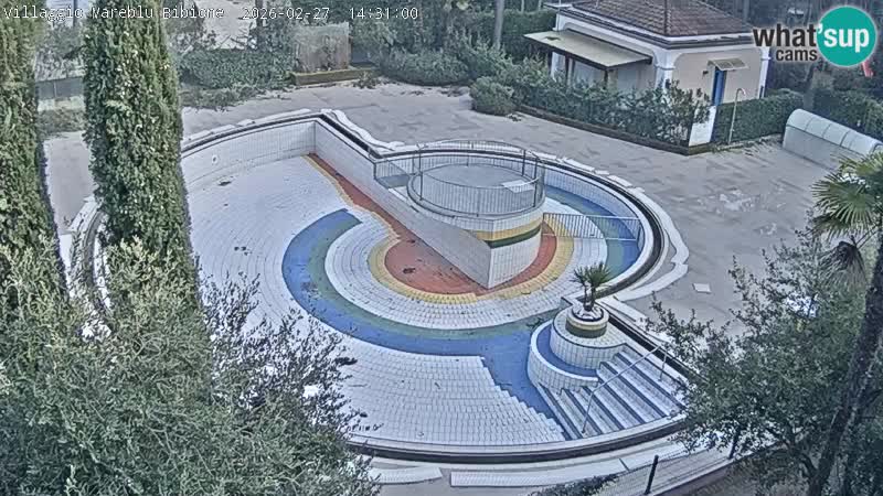 Piscina Villaggio Mare Blu EN VIVO webcam Bibione Pineda – Italia