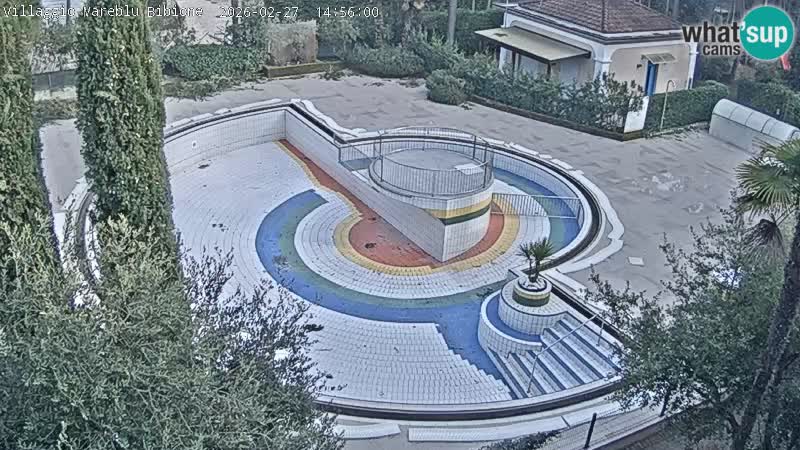 Villaggio Mare Blu bazen Spletna kamera V živo Bibione Pineda – Italija