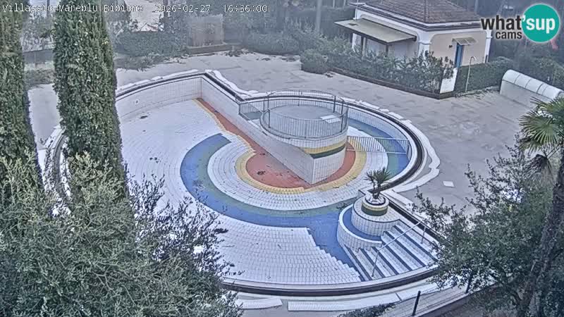 Villaggio Mare Blu piscine LIVE webcam Bibione Pineda – Italie