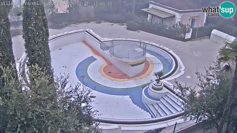 Villaggio Mare Blu pool LIVE webcam Bibione Pineda – Italy