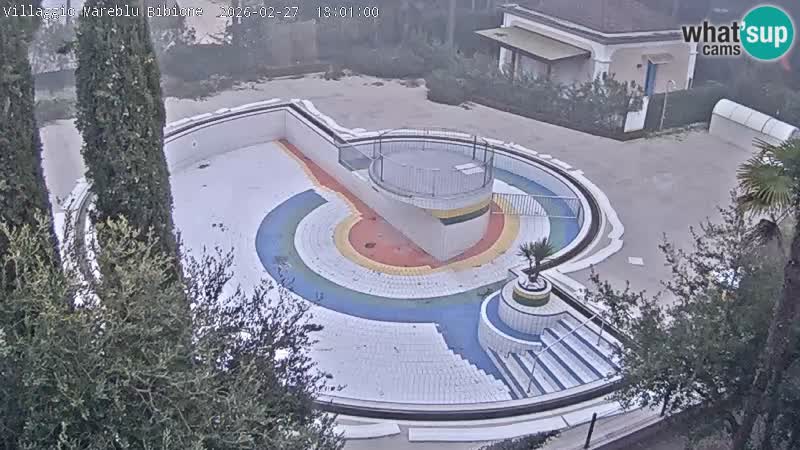 Villaggio Mare Blu bazen UŽIVO web kamera Bibione Pineda – Italija