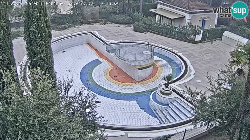 Villaggio Mare Blu pool LIVE webcam Bibione Pineda – Italy