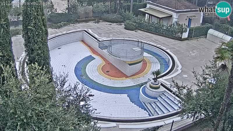 Piscina Villaggio Mare Blu webcam LIVE Bibione Pineda – Italia