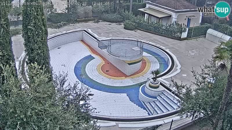Villaggio Mare Blu piscine LIVE webcam Bibione Pineda – Italie