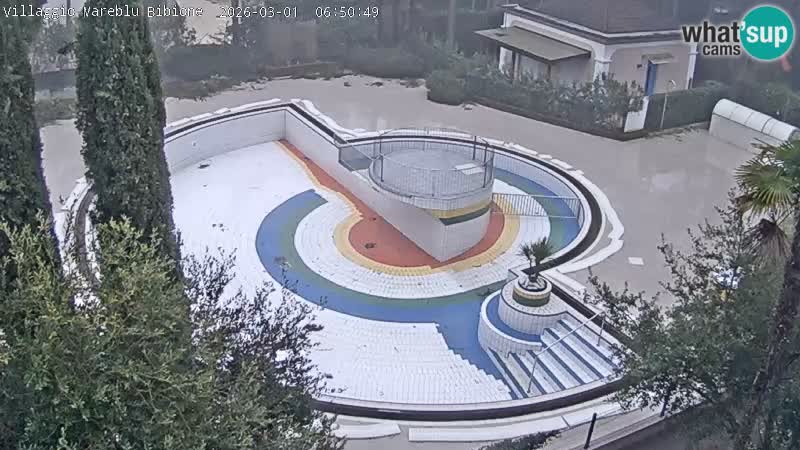 Villaggio Mare Blu pool LIVE webcam Bibione Pineda – Italy