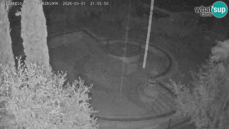 Villaggio Mare Blu bazen UŽIVO web kamera Bibione Pineda – Italija