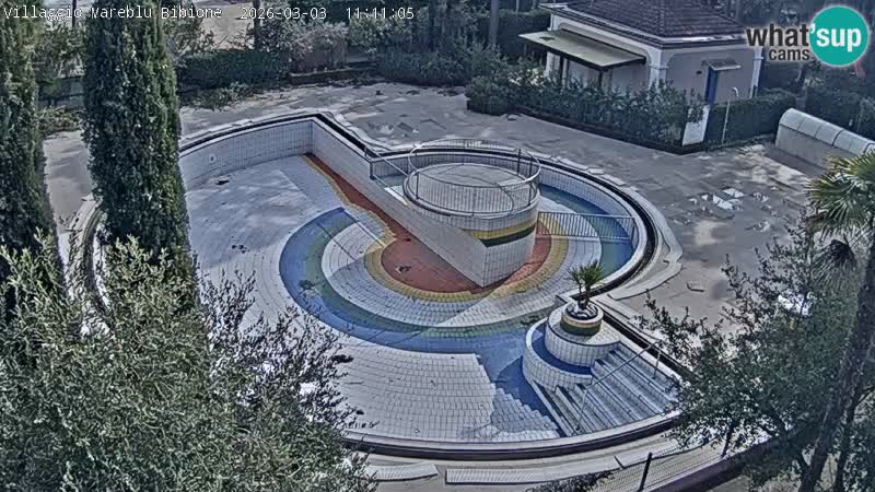 Piscina Villaggio Mare Blu webcam LIVE Bibione Pineda – Italia