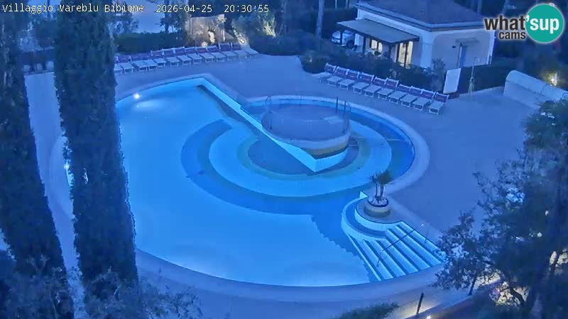 Piscina Villaggio Mare Blu webcam LIVE Bibione Pineda – Italia