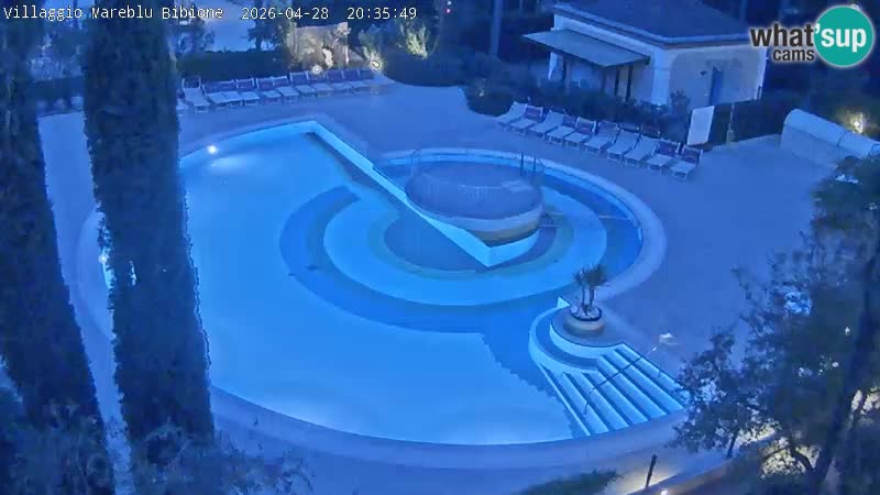 Villaggio Mare Blu piscine LIVE webcam Bibione Pineda – Italie