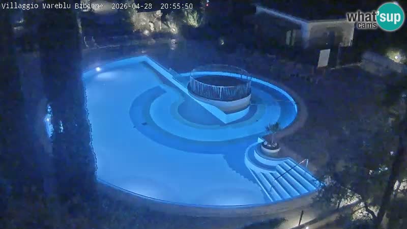 Villaggio Mare Blu bazen Spletna kamera V živo Bibione Pineda – Italija