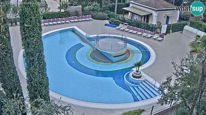 Villaggio Mare Blu Pool LIVE-Webcam Bibione Pineda – Italien