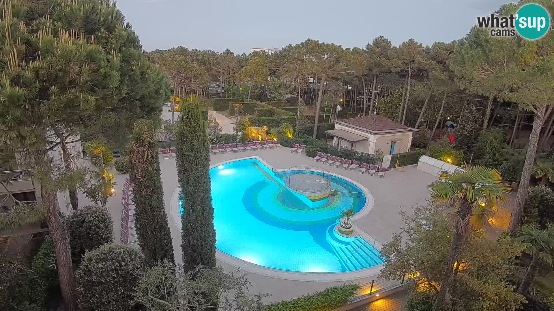 Piscina Villaggio Mare Blu webcam LIVE Bibione Pineda – Italia