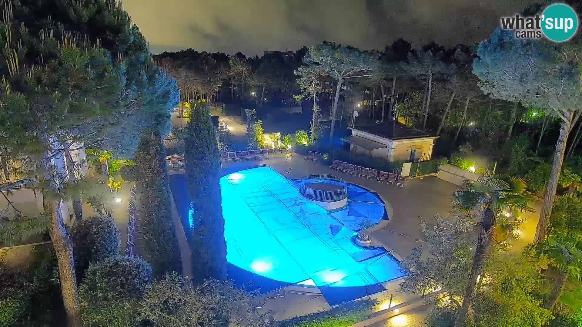 Villaggio Mare Blu pool LIVE webcam Bibione Pineda – Italy