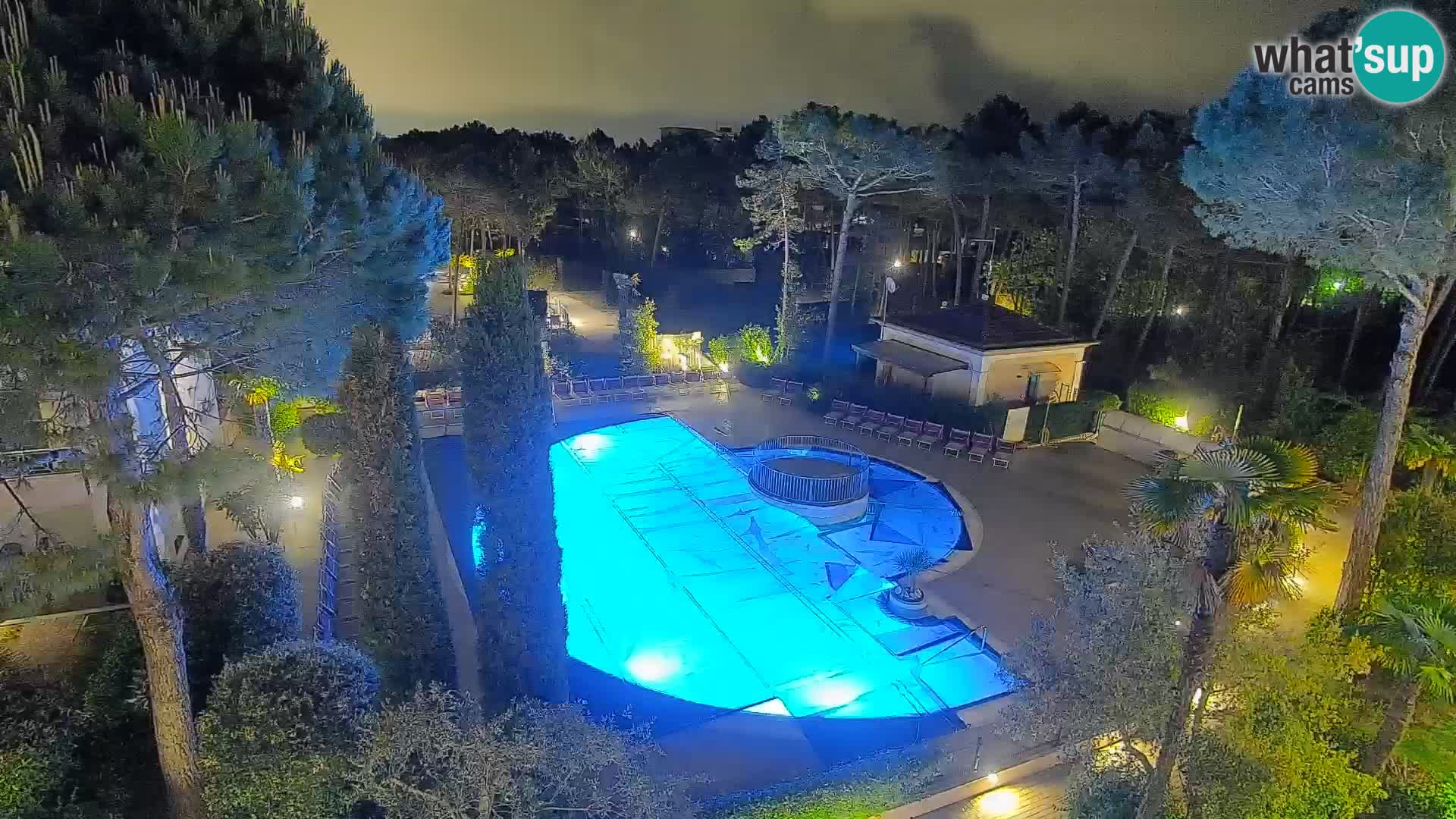 Villaggio Mare Blu pool LIVE webcam Bibione Pineda – Italy