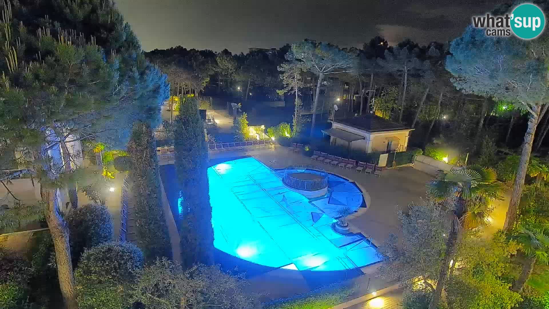 Piscina Villaggio Mare Blu EN VIVO webcam Bibione Pineda – Italia