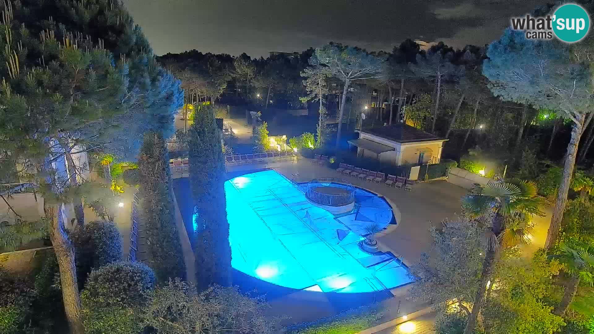 Villaggio Mare Blu pool LIVE webcam Bibione Pineda – Italy