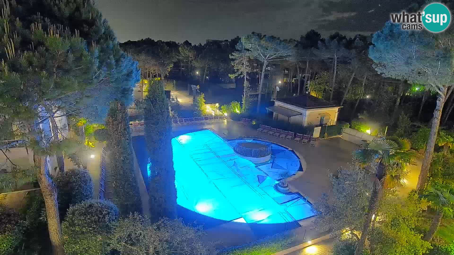 Piscina Villaggio Mare Blu webcam LIVE Bibione Pineda – Italia