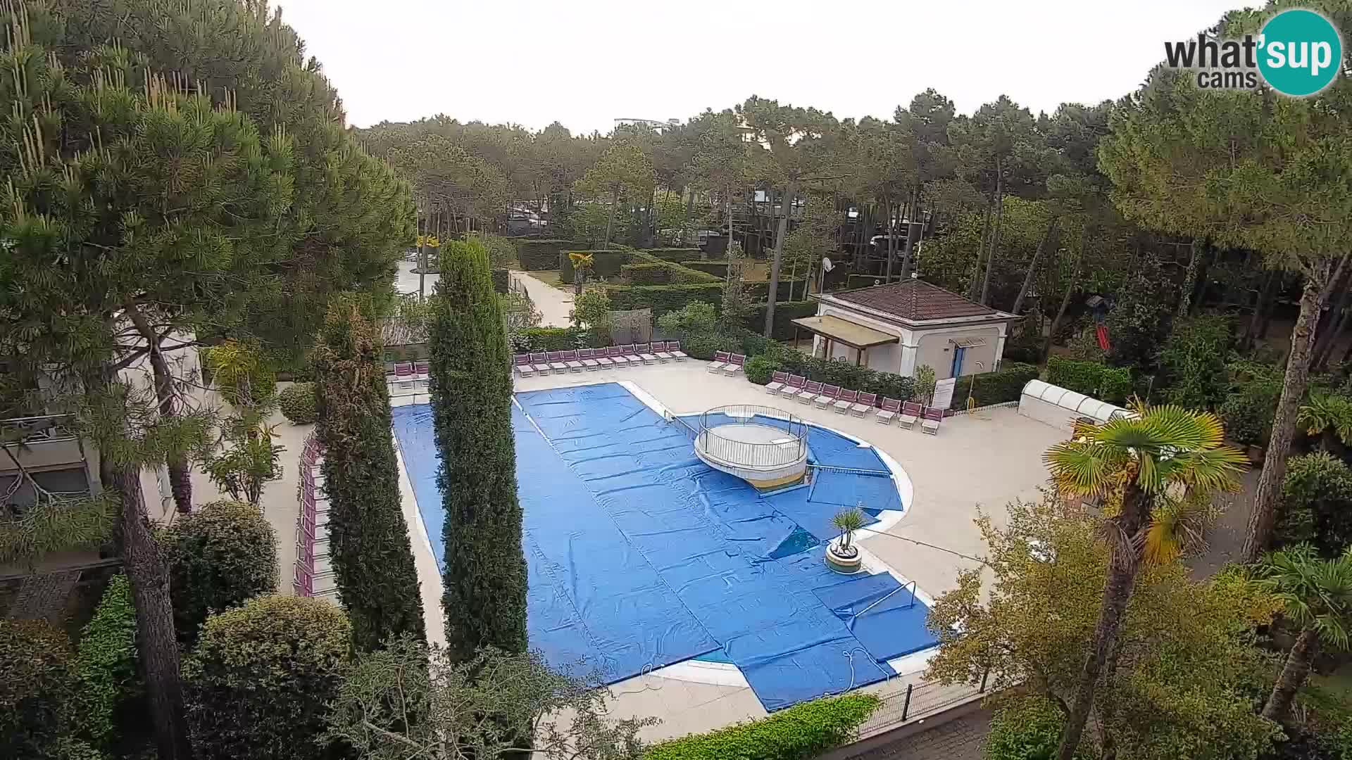 Villaggio Mare Blu piscine LIVE webcam Bibione Pineda – Italie