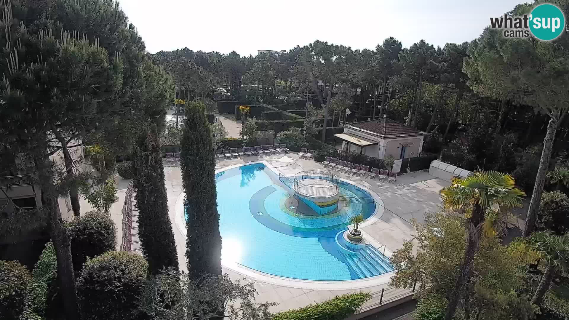 Piscina Villaggio Mare Blu webcam LIVE Bibione Pineda – Italia