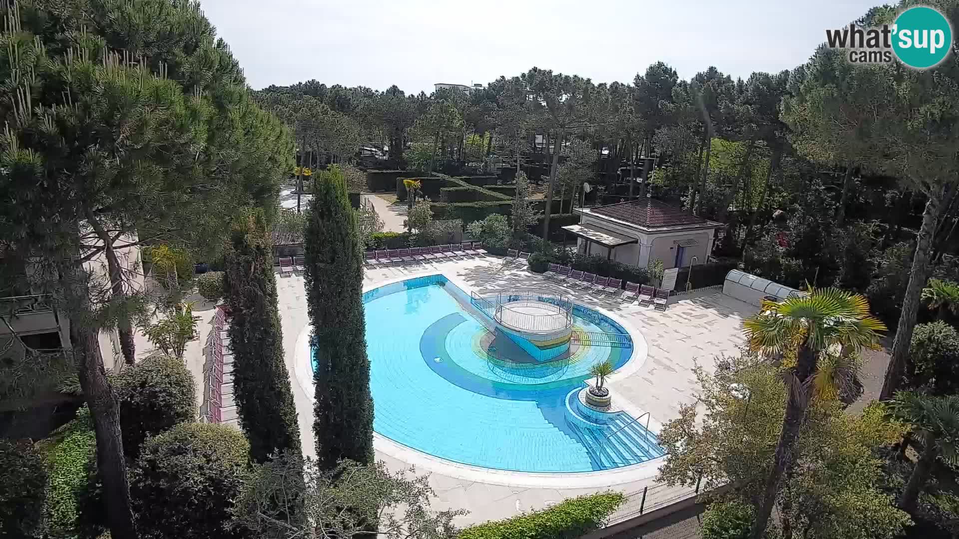 Villaggio Mare Blu Pool LIVE-Webcam Bibione Pineda – Italien