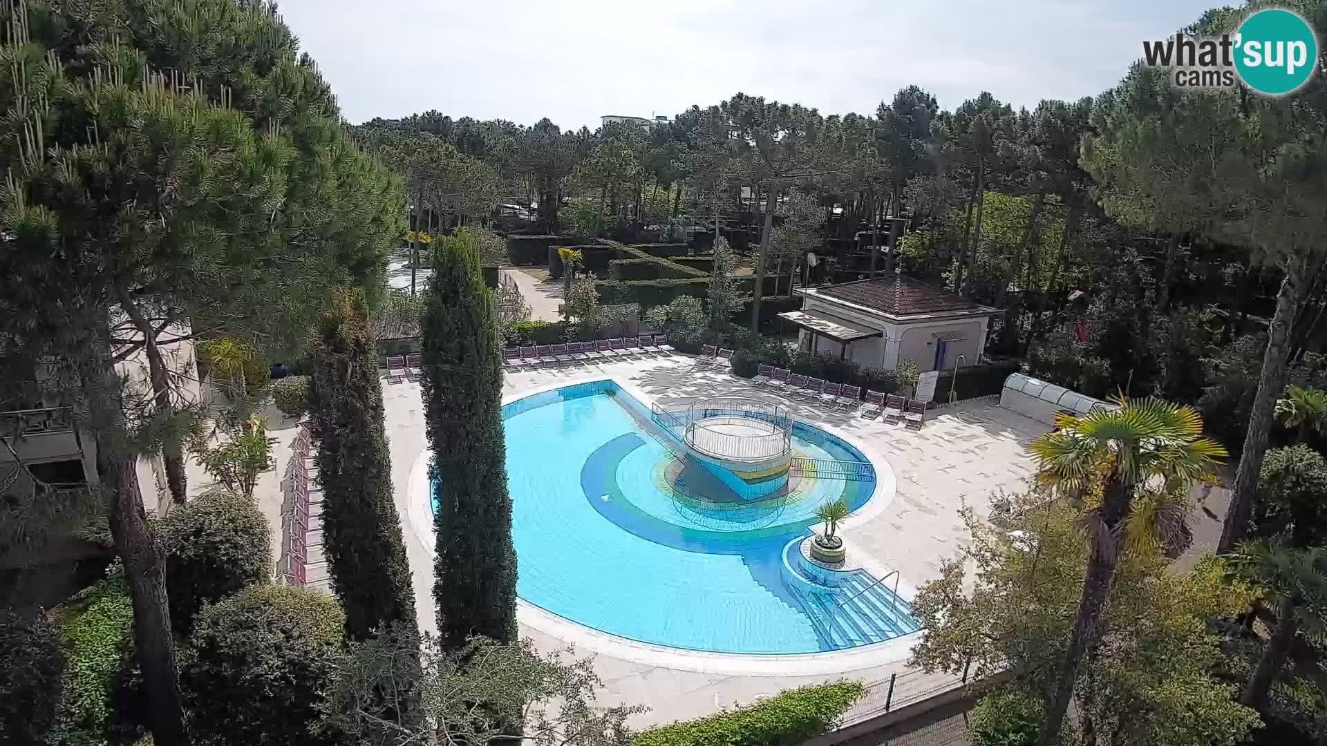 Villaggio Mare Blu pool LIVE webcam Bibione Pineda – Italy