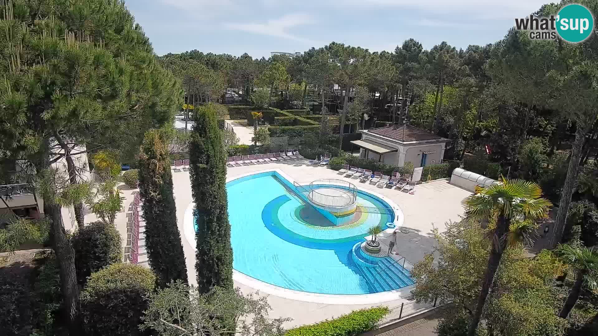 Villaggio Mare Blu Pool LIVE-Webcam Bibione Pineda – Italien