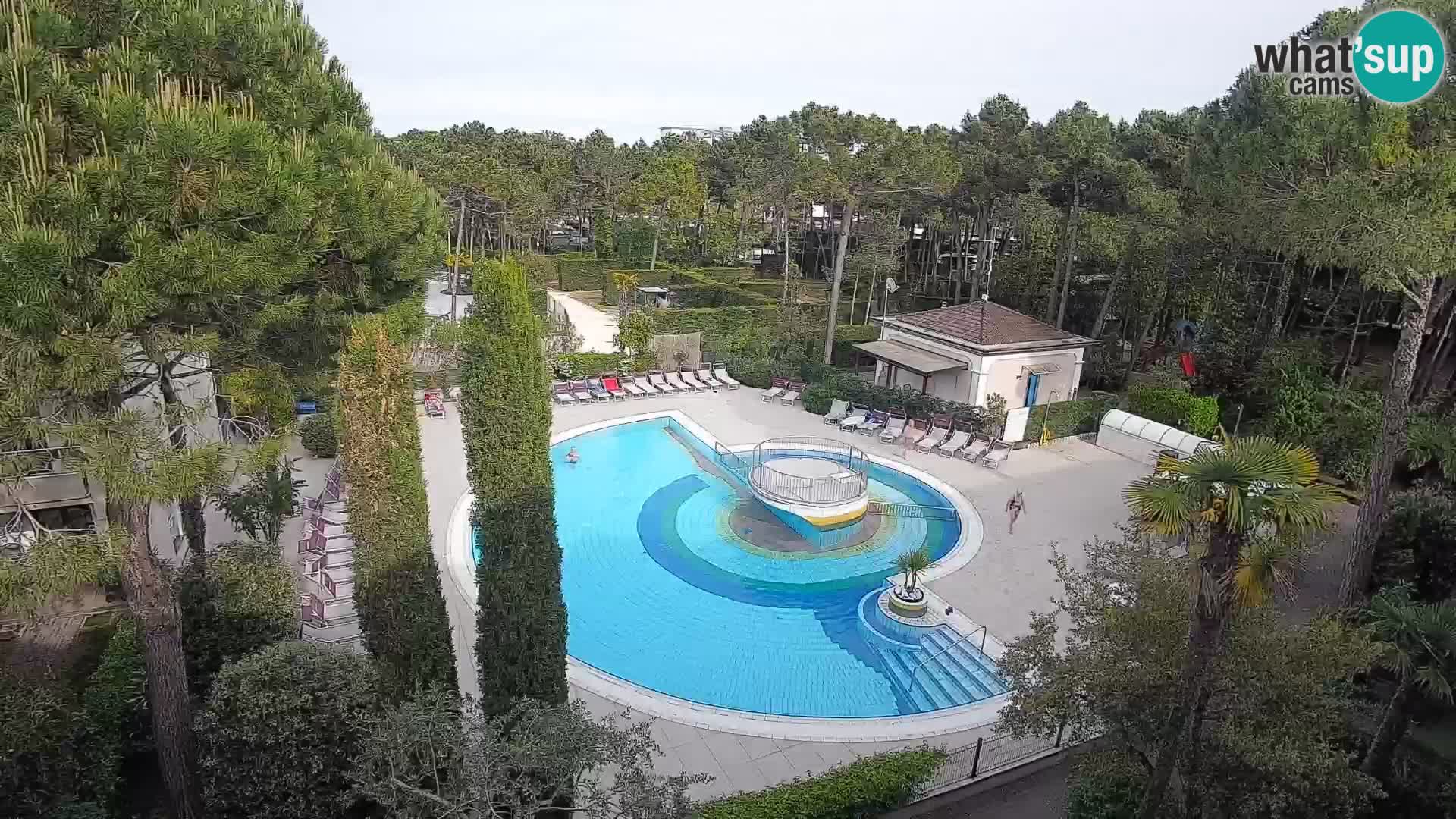 Piscina Villaggio Mare Blu webcam LIVE Bibione Pineda – Italia