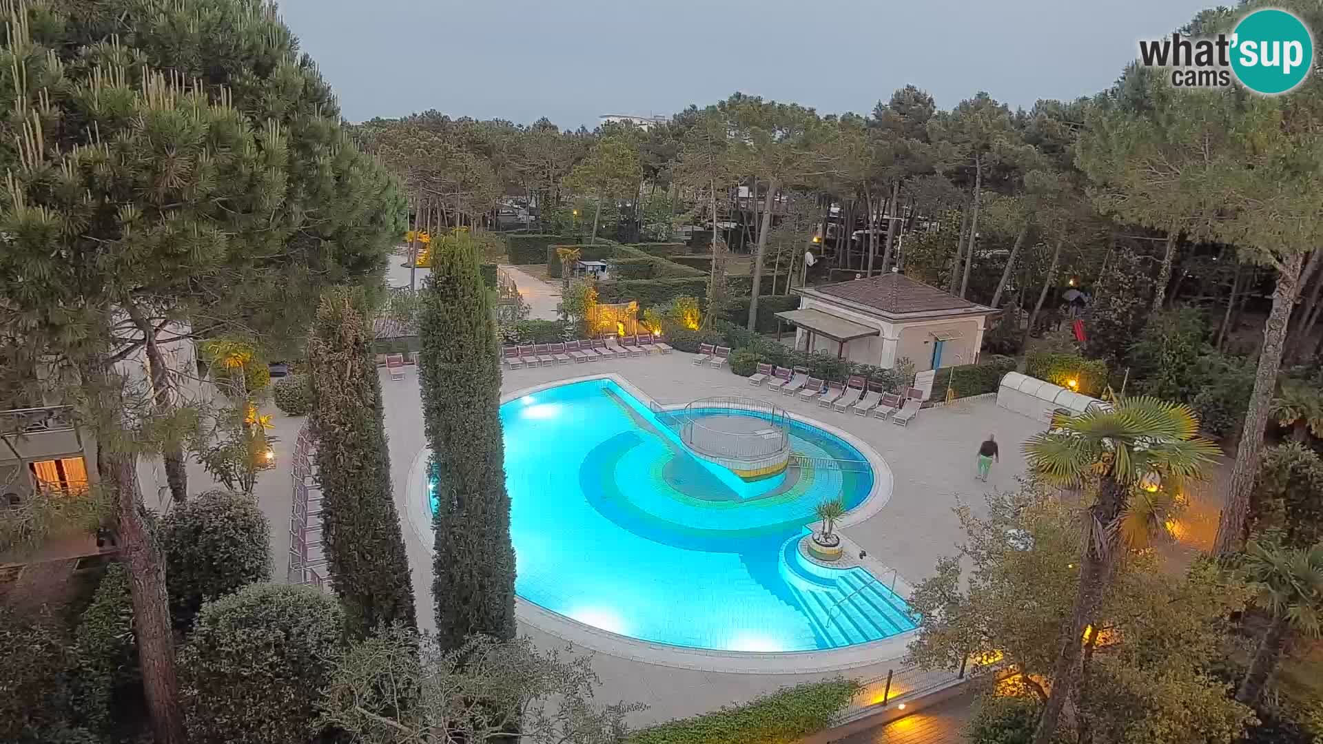 Villaggio Mare Blu pool LIVE webcam Bibione Pineda – Italy