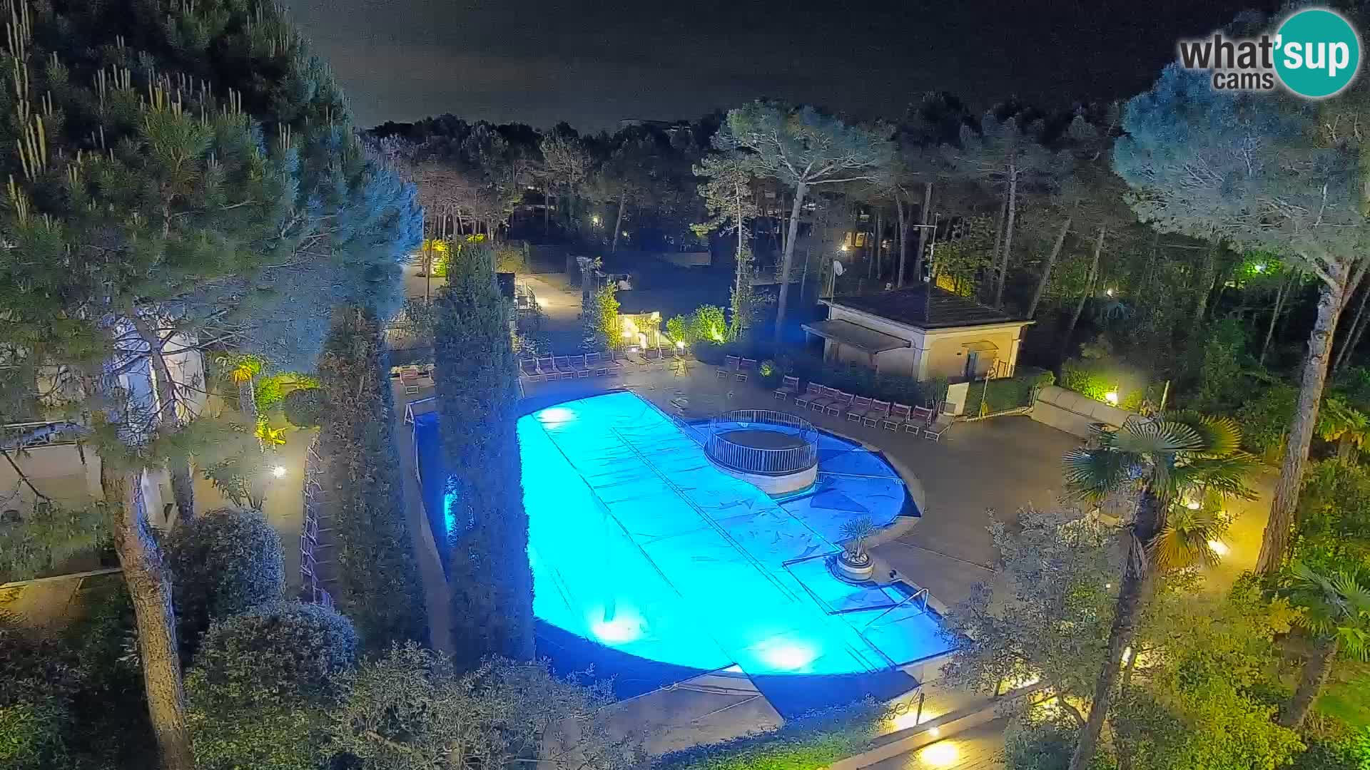 Villaggio Mare Blu piscine LIVE webcam Bibione Pineda – Italie