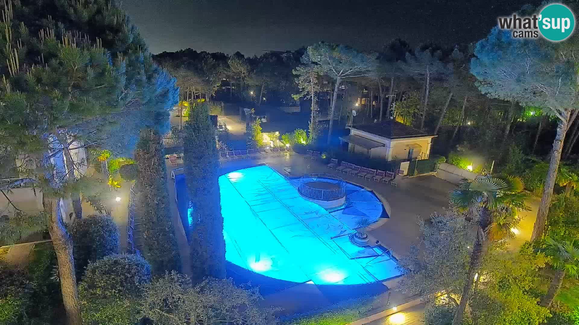 Piscina Villaggio Mare Blu webcam LIVE Bibione Pineda – Italia