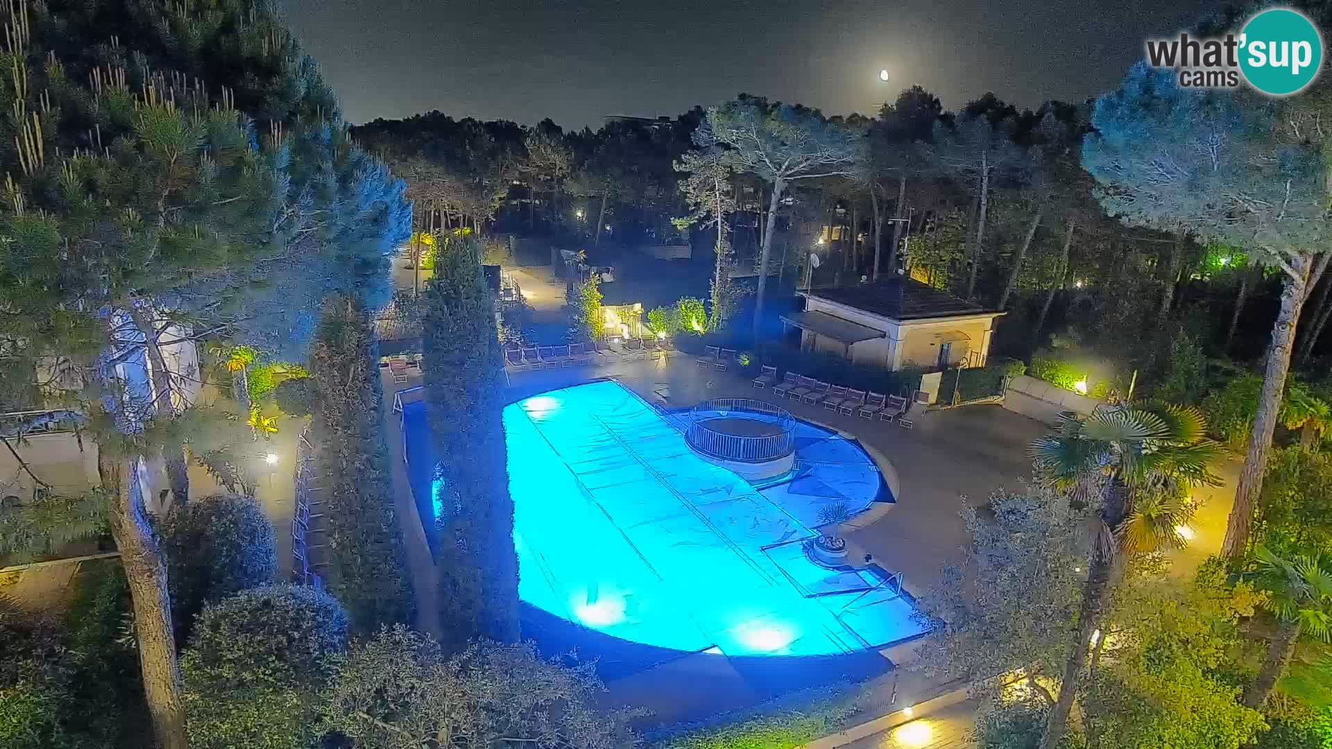 Villaggio Mare Blu pool LIVE webcam Bibione Pineda – Italy