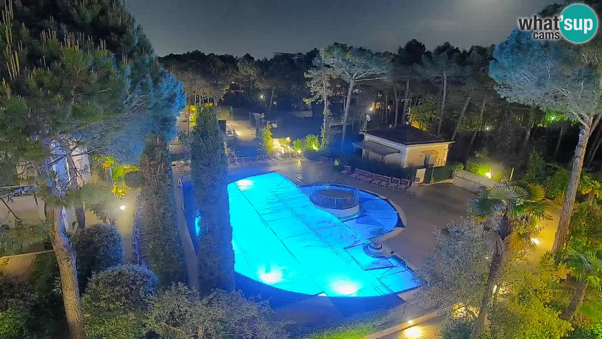 Villaggio Mare Blu pool LIVE webcam Bibione Pineda – Italy
