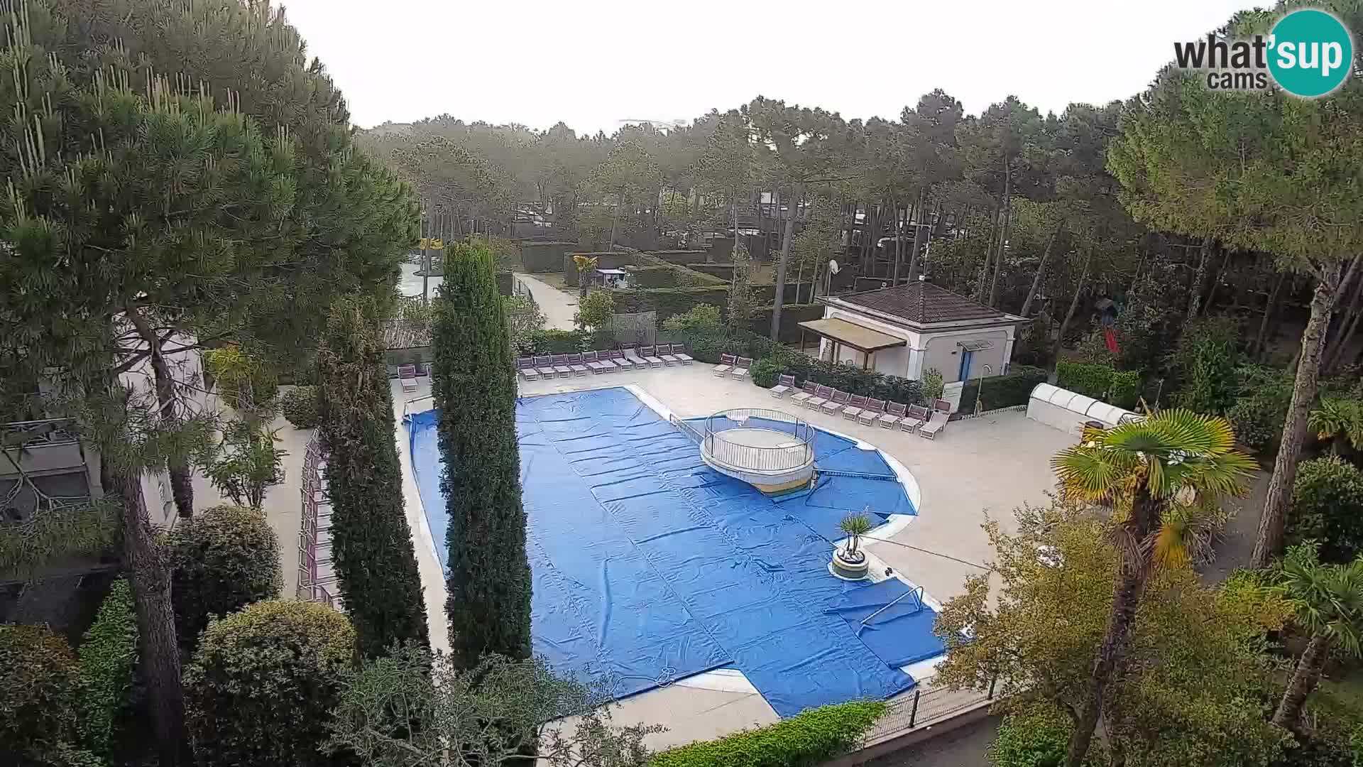 Villaggio Mare Blu piscine LIVE webcam Bibione Pineda – Italie