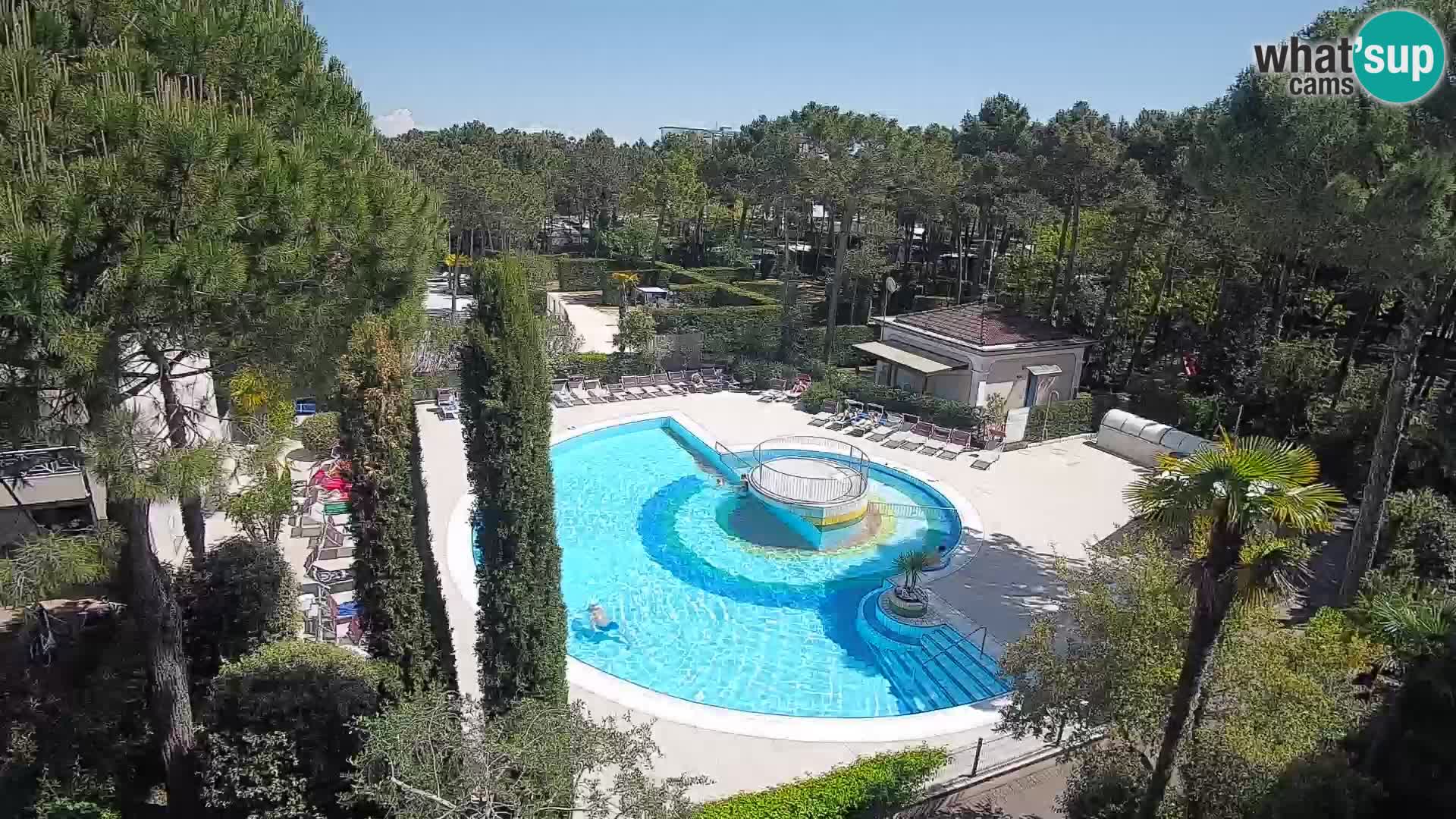 Villaggio Mare Blu piscine LIVE webcam Bibione Pineda – Italie