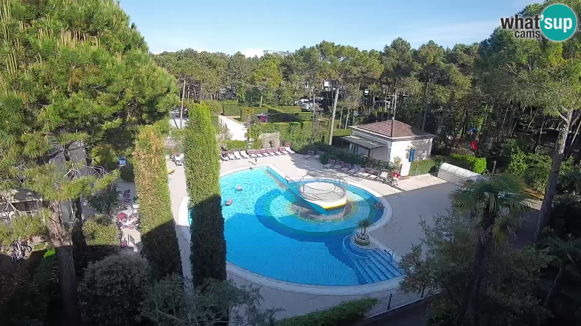 Villaggio Mare Blu pool LIVE webcam Bibione Pineda – Italy