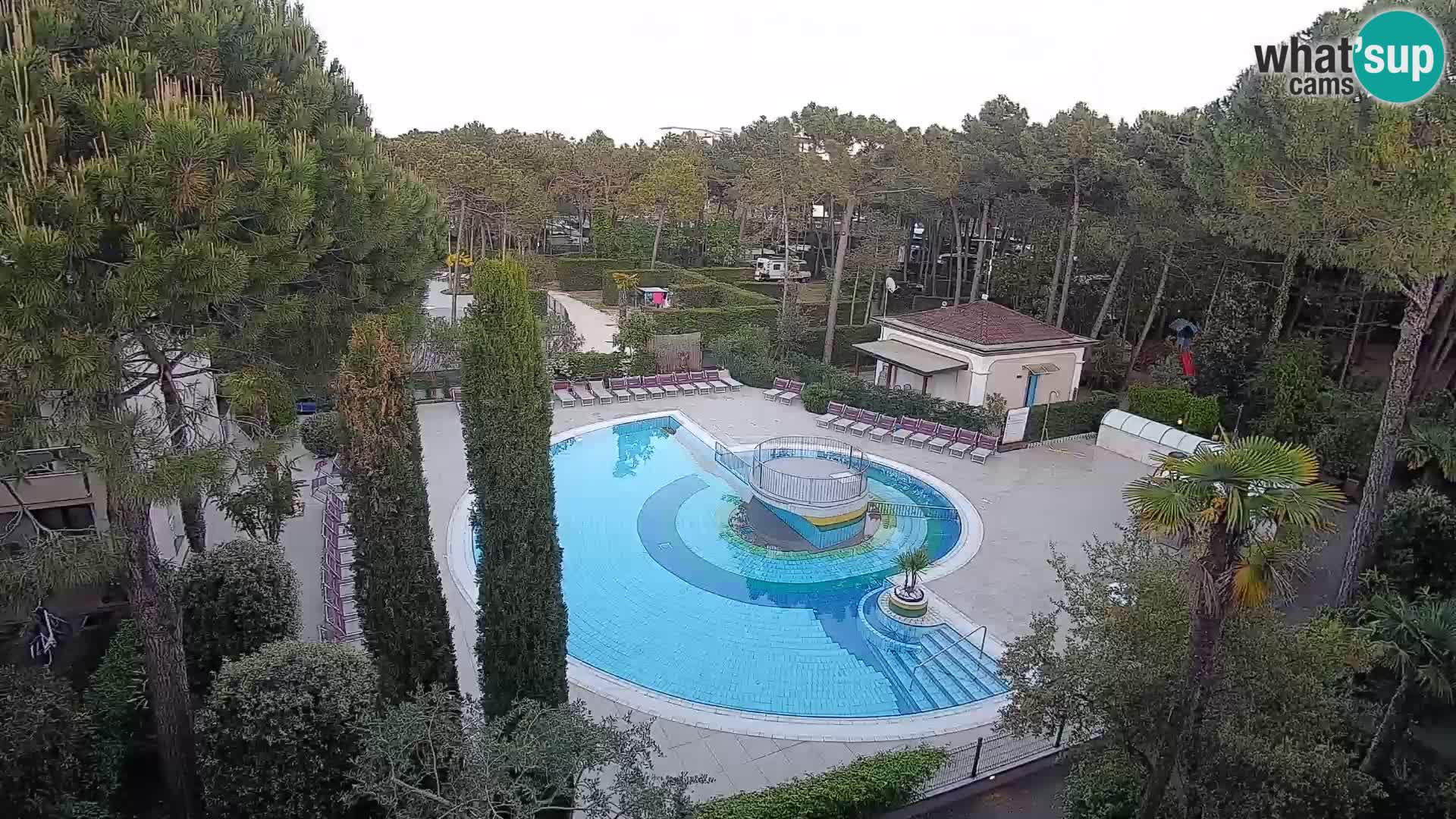 Villaggio Mare Blu piscine LIVE webcam Bibione Pineda – Italie