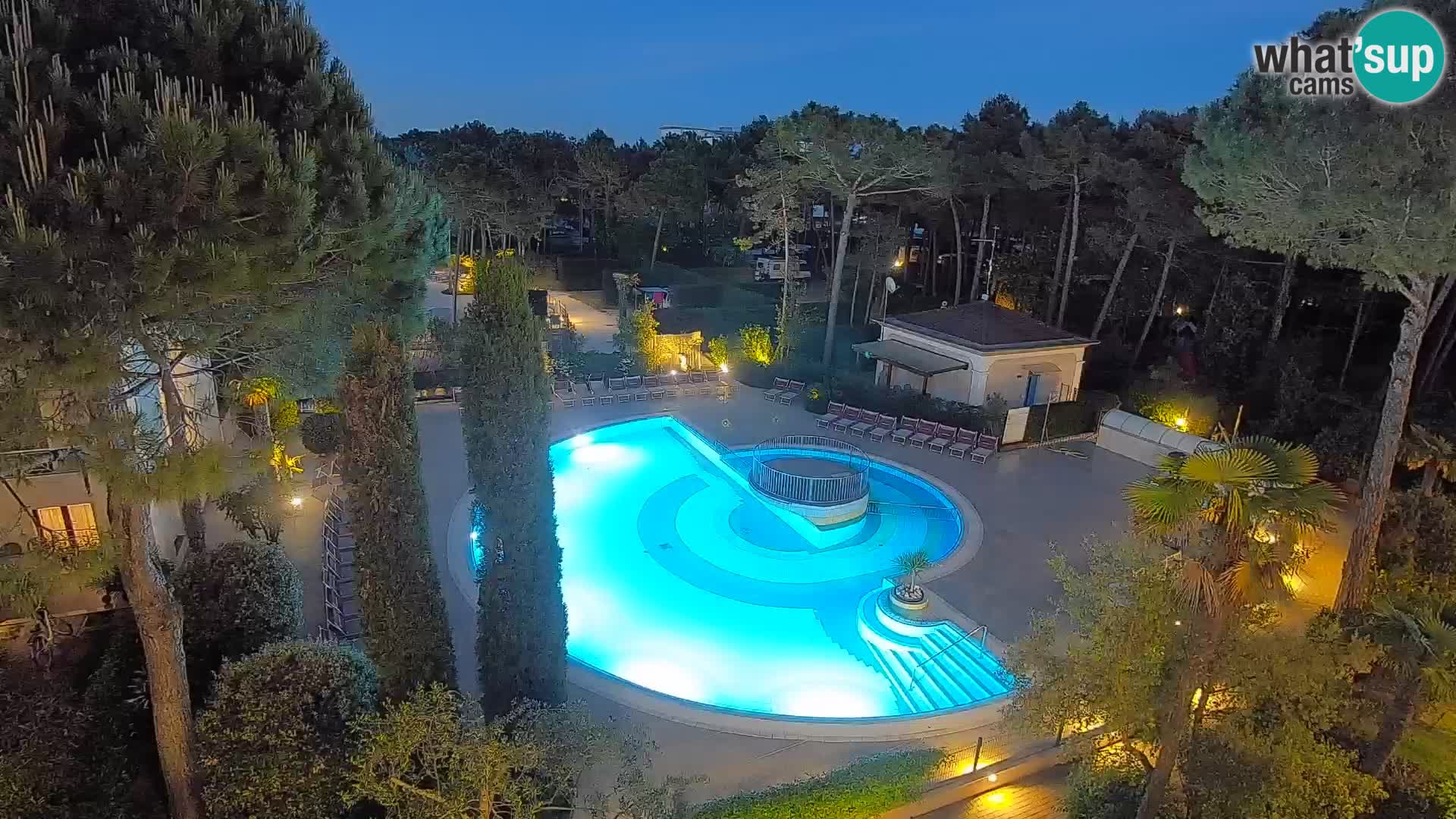 Villaggio Mare Blu piscine LIVE webcam Bibione Pineda – Italie