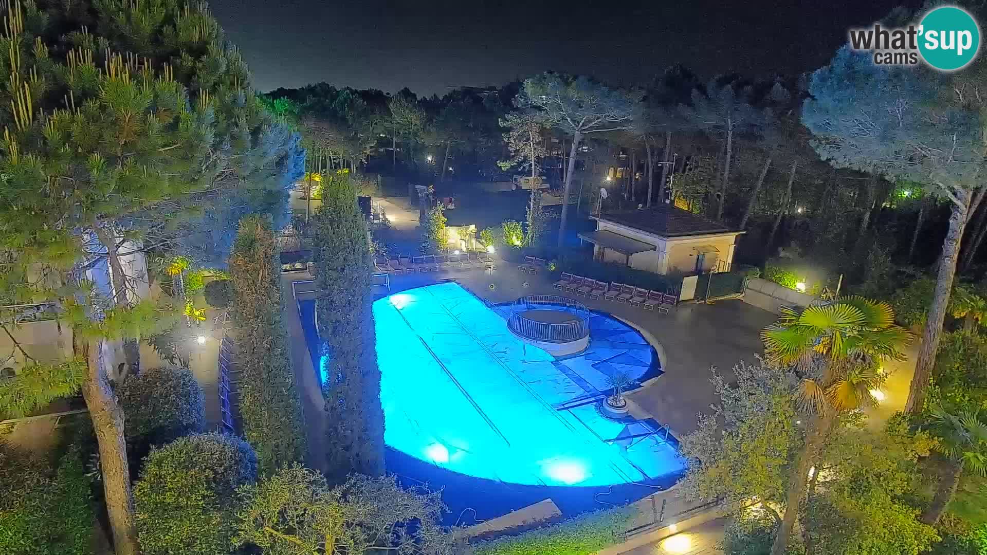 Villaggio Mare Blu piscine LIVE webcam Bibione Pineda – Italie