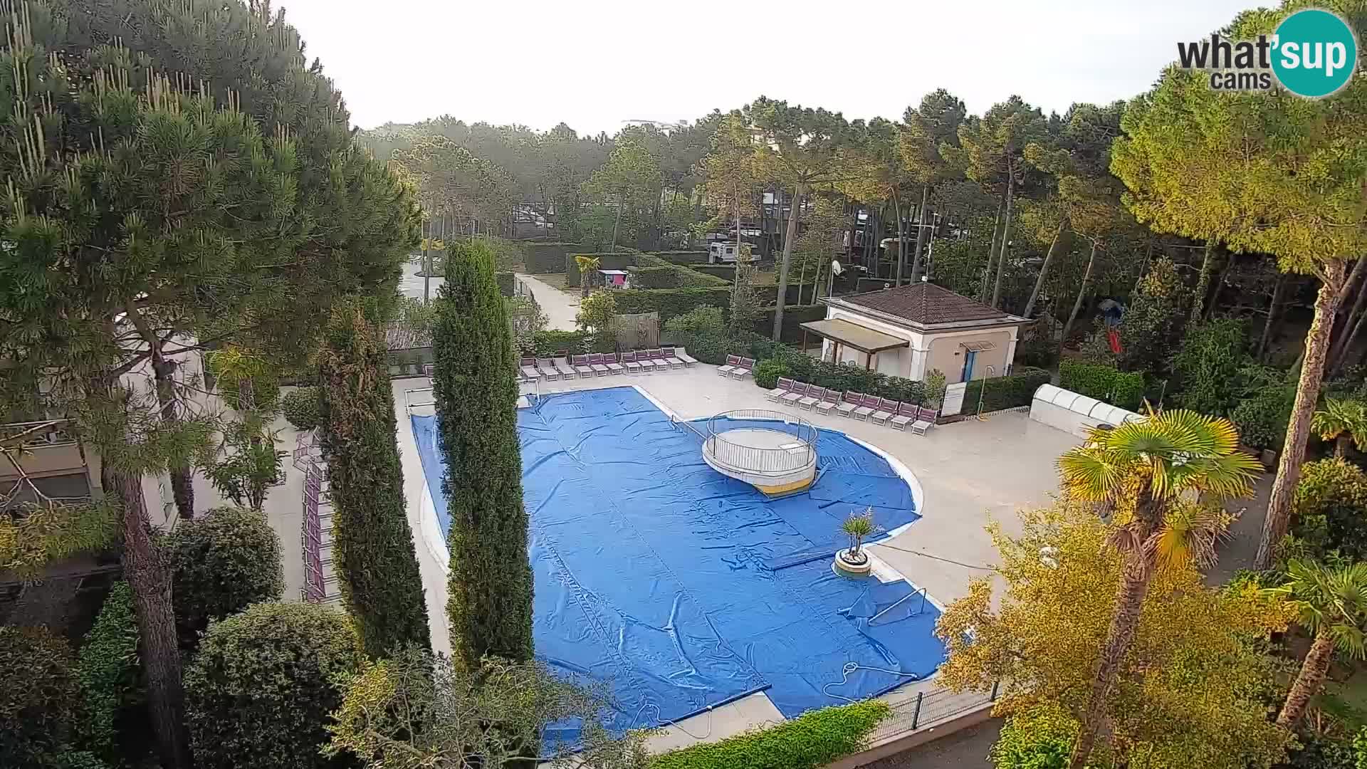 Villaggio Mare Blu piscine LIVE webcam Bibione Pineda – Italie