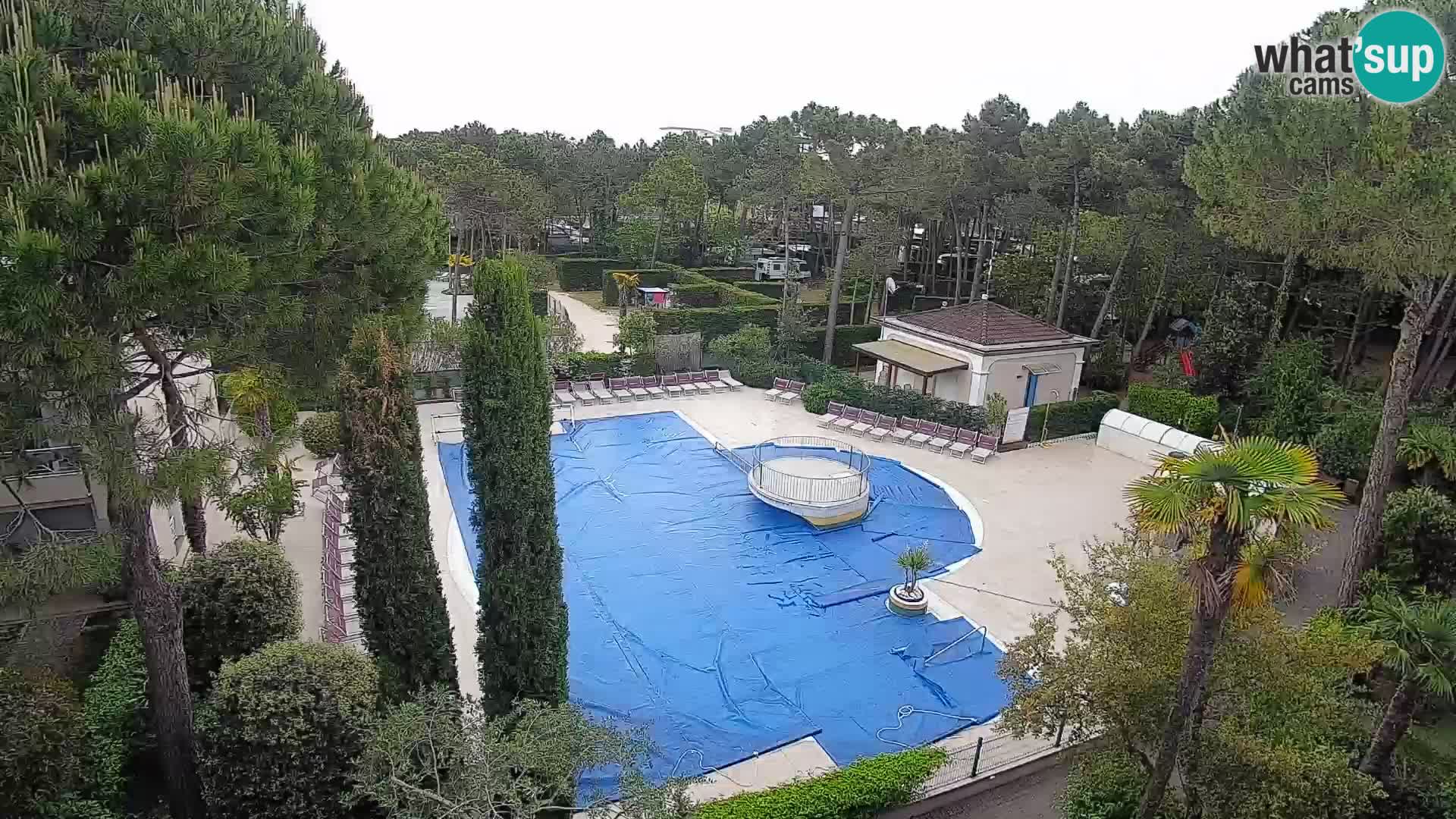 Villaggio Mare Blu piscine LIVE webcam Bibione Pineda – Italie