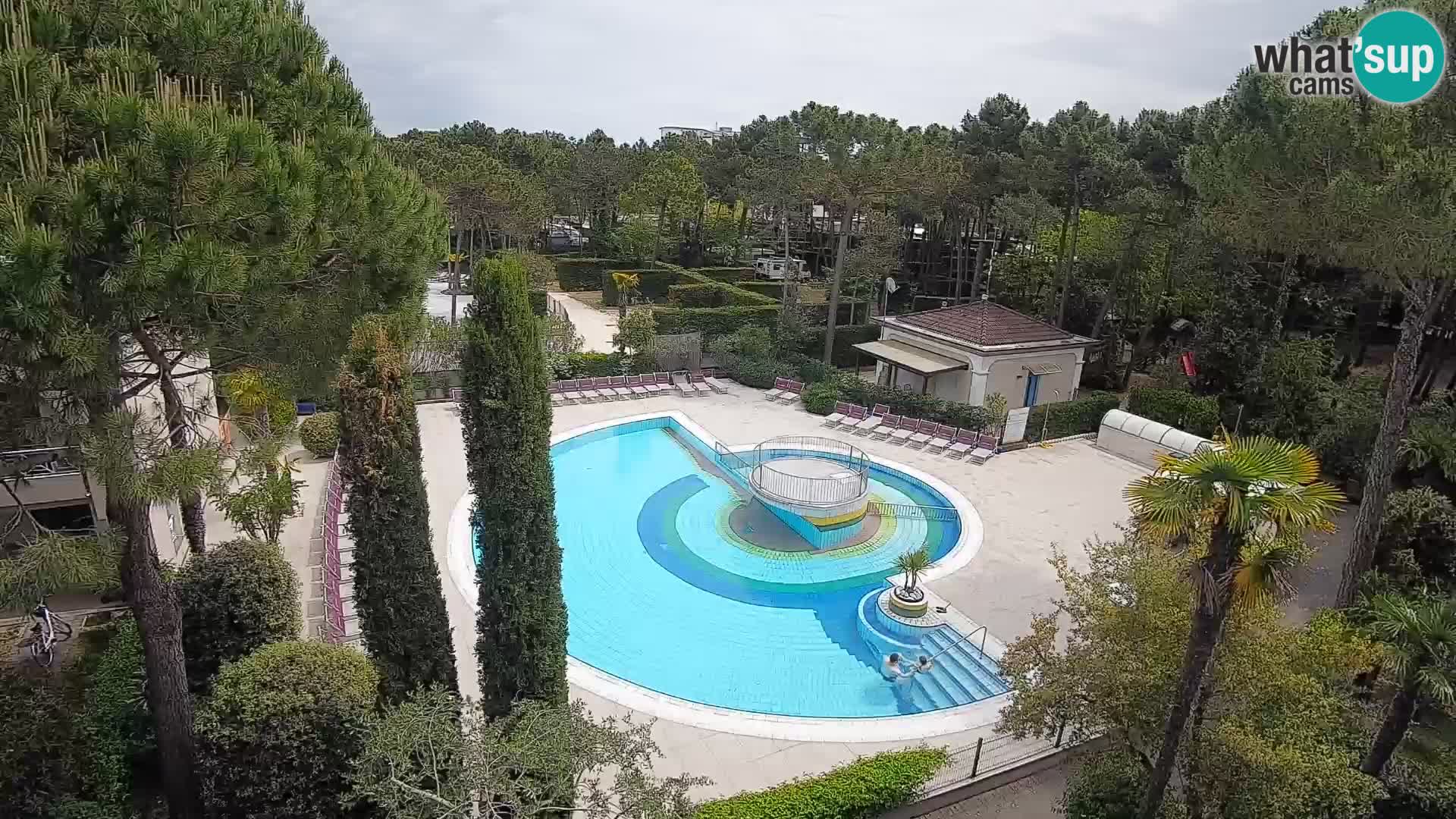 Villaggio Mare Blu pool LIVE webcam Bibione Pineda – Italy