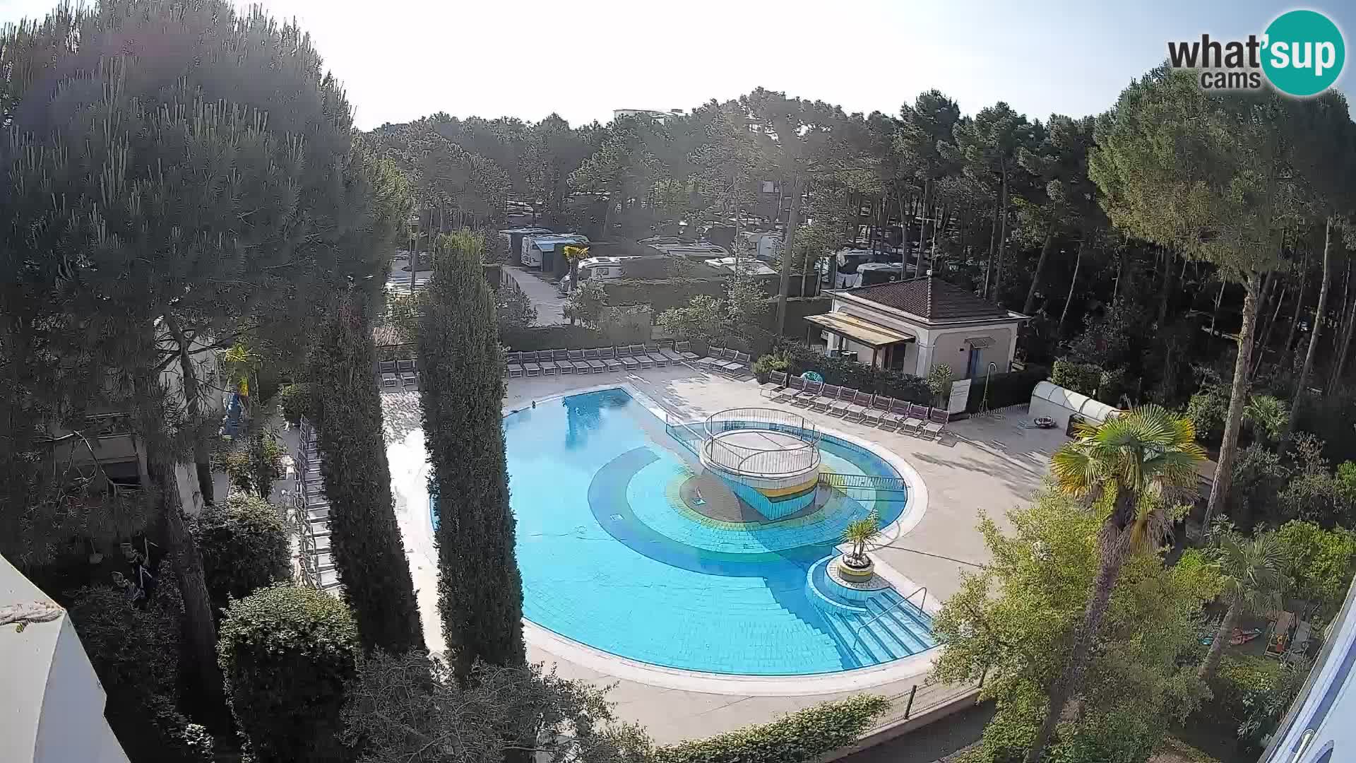 Piscina Villaggio Mare Blu webcam LIVE Bibione Pineda – Italia